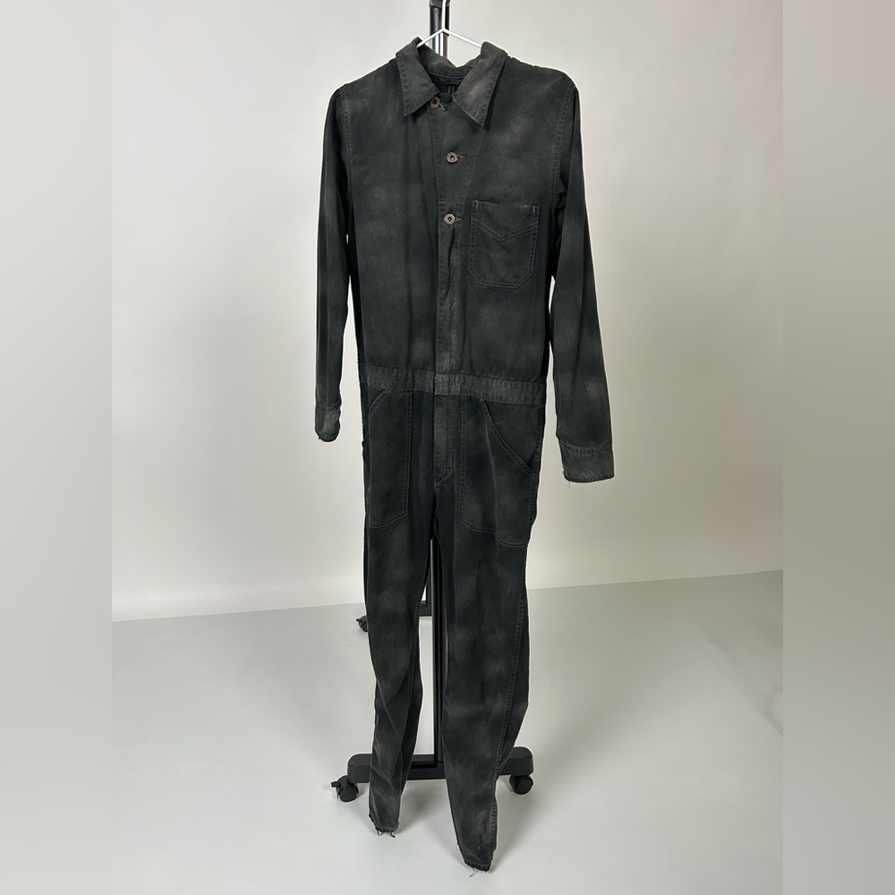 Ralph Lauren Black Jean Denim Coveralls - Picture 2 of 9